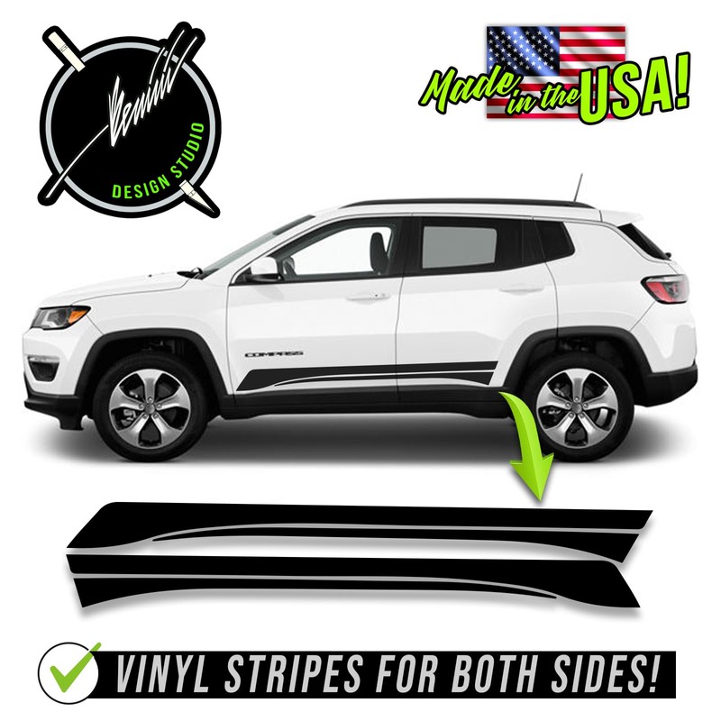 BENINI DESIGN STUDIO - Side Lower Door Rocker Stripes Decal