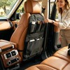 Car Seat Back Organizer with Compartment (Black)