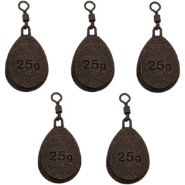 BZS Carp Fishing Weights 0.3oz 0.5oz 0.7oz 0.9oz 1.1oz 1.4oz 2.1oz 2.5oz 3oz (5 Pack -20g /0.7oz, Textured)