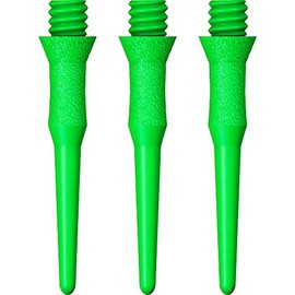 Mission Darts Titan Drift Pro Soft Tip Dart Points | 2ba Plastic Softip, Neon Green, 50 Points (X9167)