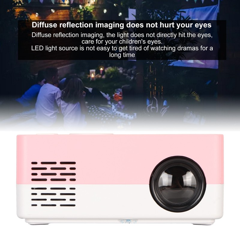 Mini LED Projector 25‑30 ANSI Lum Wireless WiFi HDR 16:9