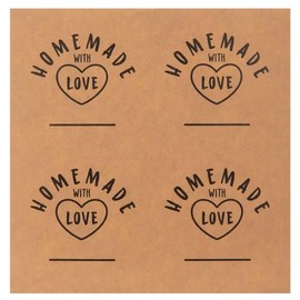 Kraft Homemade With Love Baking Seals - 28 Count