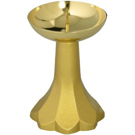Tokai Wax Candelabra Premium Moe with Magnet on the Bottom, Safety Patent Candlestick, Gold, 166-07, 2.0 x 3.0 inches (5 x 7.5 cm)