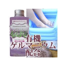 Foot Bath Lotion, Organic Germanium Blend, Natural Lavender Oil, 6.1 fl oz (180 ml)