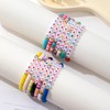 yongder Clay Bead Friendship Bracelets for Women (Polyvinyl Chloride)