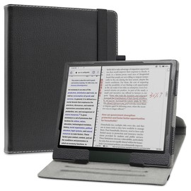LiuShan Rotating Case for Boox Note Air4 C (2024), 360° Rotating Stand Function Case for Boox Note Air4 C (2024)/Boox Note Air3 C/Boox Note Air3 B/W (2023) 10.3 epaper, Black