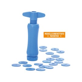 Decora 9260240 DECORTWIST MODELLIERPRESSE MIT 20 MOTIVSCHEIBEN, 19.5 x 14.5 x 4 cm