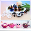 TOAOB 20 Sets Safety Eyes 23mm Colourful Plastic Animals Doll