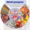 4 pcs Plastic Food Storage Containers With Lids Airtight, Portable