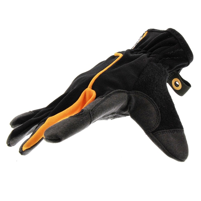 Fiskars 1003478 Gardening Gloves Size 8-S Black / Orange, Garden,