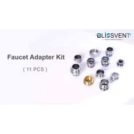 Hibbent 15pcs Faucet Adapter Kit,Brass Faucet Aerator Adapter Set Male Female  ,Hose