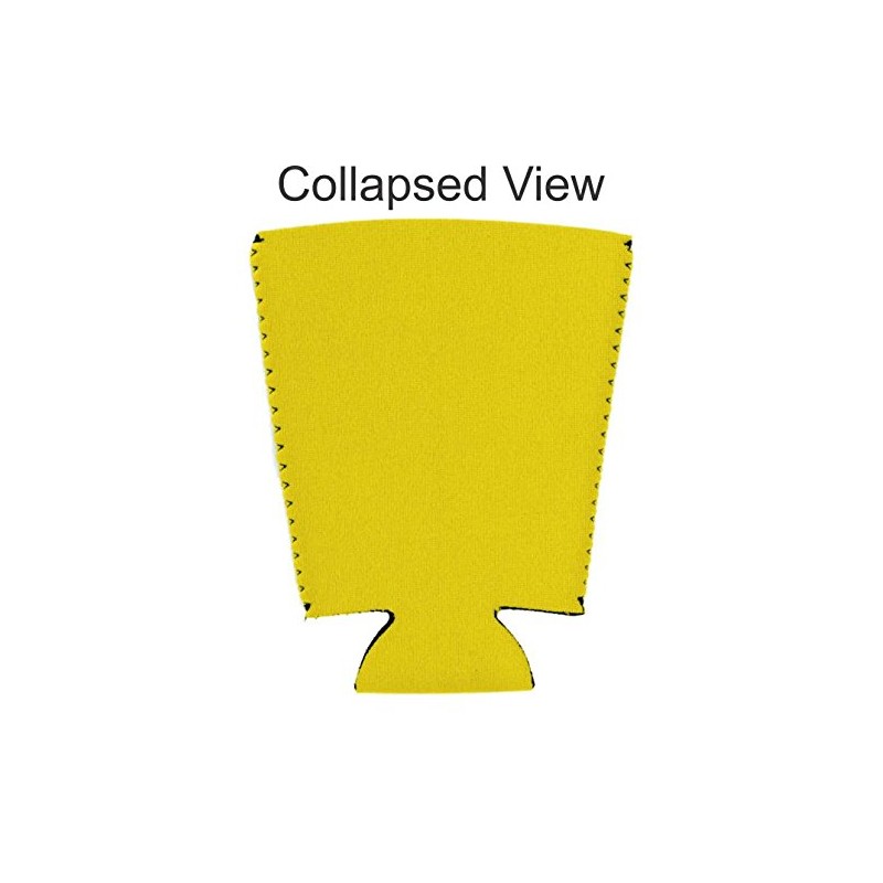 I Dont Get Drunk Pint Glass Coolie Yellow