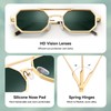 Dollger Pilot Sunglasses for Men and Women with Adjustable Hinge