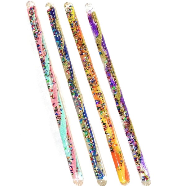 Star Magic Wand - Spiral Glitter Wand Wonder Wand Tube