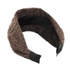 axy Wide Headband Made of Crinkle Fabric Beautiful Women's Headband