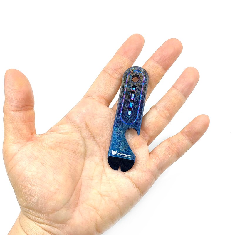 FANYCS Titanium EDC Pry Bar with Bottle Opener Function Portable