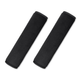 yuntop 2 PCS Car Seat Belt Pads Cover Soft Seat belt Shoulder Pad Safety Belt Strap Shoulder Pad Comfortable Driving Compatible with Most Cars Helps Protect You Neck and Shoulder (Black)