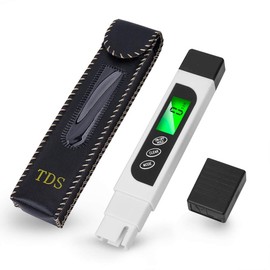 SagaSave 3 in 1 EC & TDS Meter, Accurate Temperature Meter, Digital Water Test Kit for Drinking Water Quality, Faucet, Fountain, Swimming Pool, Aquarium, White