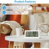 AMIR Hygrometer Room Thermometer Indoor, Digital Thermometer Humidity Meter with