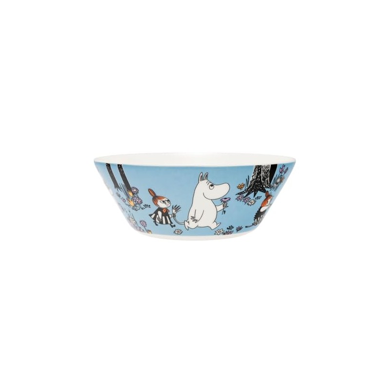 MOOMIN ARABIA 1076280 Classic Friends Forever Moomin Dish, Bowl, Plate,