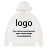 Daily Casual Terry Drawstring Hood Regular Fit Cotton Blend Hooded