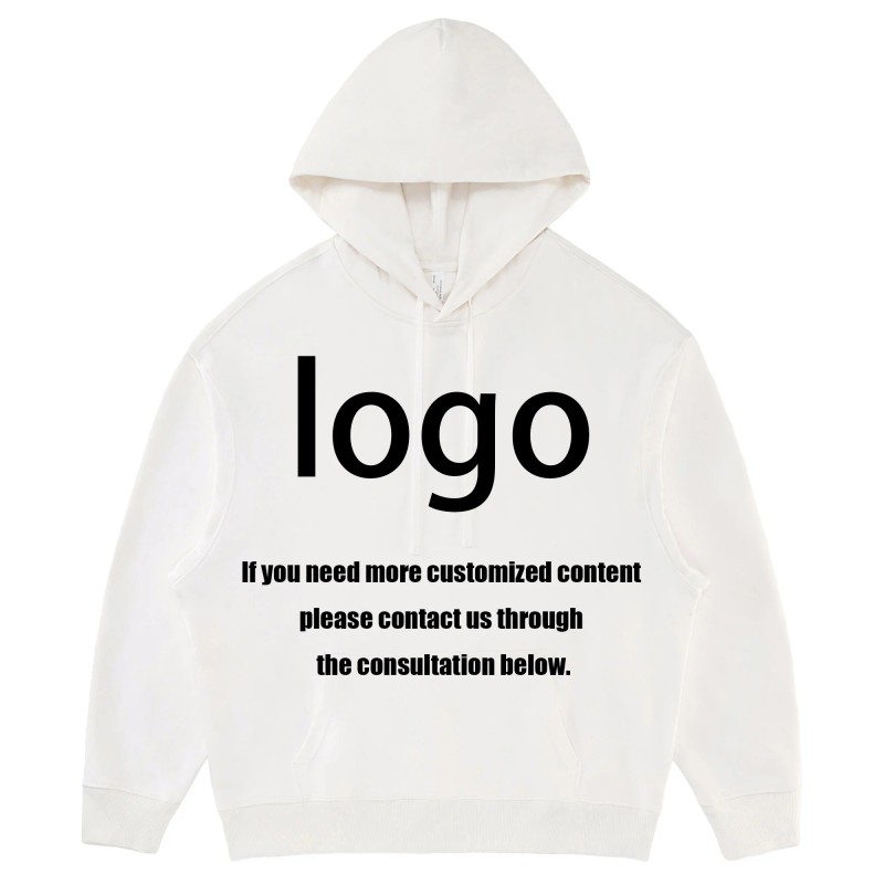 Daily Casual Terry Drawstring Hood Regular Fit Cotton Blend Hooded
