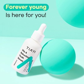 Suero antienvejecimiento facial para arrugas y manchas oscuras, apto para pieles sensibles, 1,35 fl. oz./40 ml, con vitamina A y bakuchiol de TIAM
