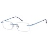 Eyekepper Frameless Reading Glasses for Men Reading - Rectangle Rimless