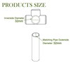 Gardening Will 10Pcs 4 Way 32mm PVC Fitting Build Heavy