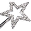 Boland 10117910 BOL44071 Star Magic Wand, Adult, Silver, 35 Cm