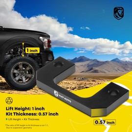 YHTAUTO Kit de elevación de nivelación delantera de 1 pulgada para modelos Chevy y GMC 2007-2023, Silverado/Sierra 1500, Tahoe, Avalanche, Suburban, Yukon XL, RWD/4WD, Kit de nivelación de suspensión