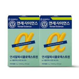 GYonsei Alphacyclodextrin 4g / G연세 알파시클로덱스트린 4g X 14포 X 2박스