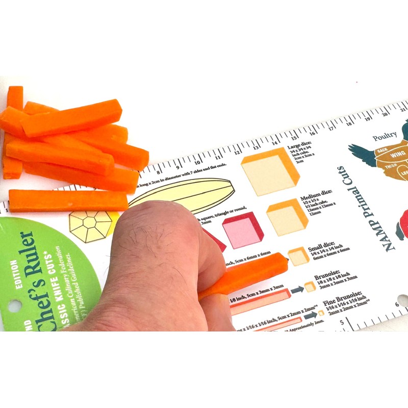 ARD Culinary Knife- Cuts Ruler and Template.- A Multi- Application