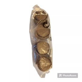 Set Of 4 Furniture Black Wheel Casters w/ Metal Swivel Stems ~ NEW