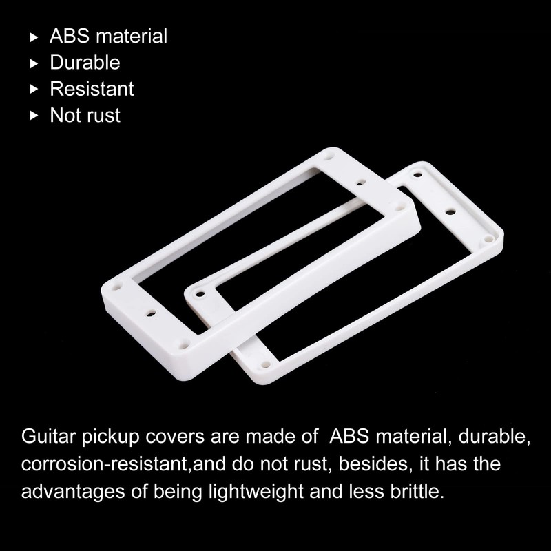 PATIKIL Plastic Pick Up Rings for Guitar Pickup Mount Frame