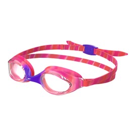 Speedo Junior Hyper Flyer Swimming Goggles| Comfortable Fit | Adjustable Design | Anti-Fog | Anti-Leak, Pop Purple, One Size