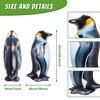 Inflatable Penguin Toy, Interesting Realistic Animal Figure Prop (1Pcs)