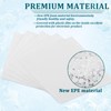 50 Pack Foam Pouches 8x8 inch, Cushion Foam Pouches for