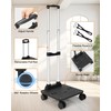 Relavel Folding Hand Truck, Lightweight Small Dolly Cart with 360°