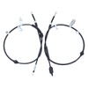 Roneeson 2Pcs Rear Left and Right Parking Brake Cable for