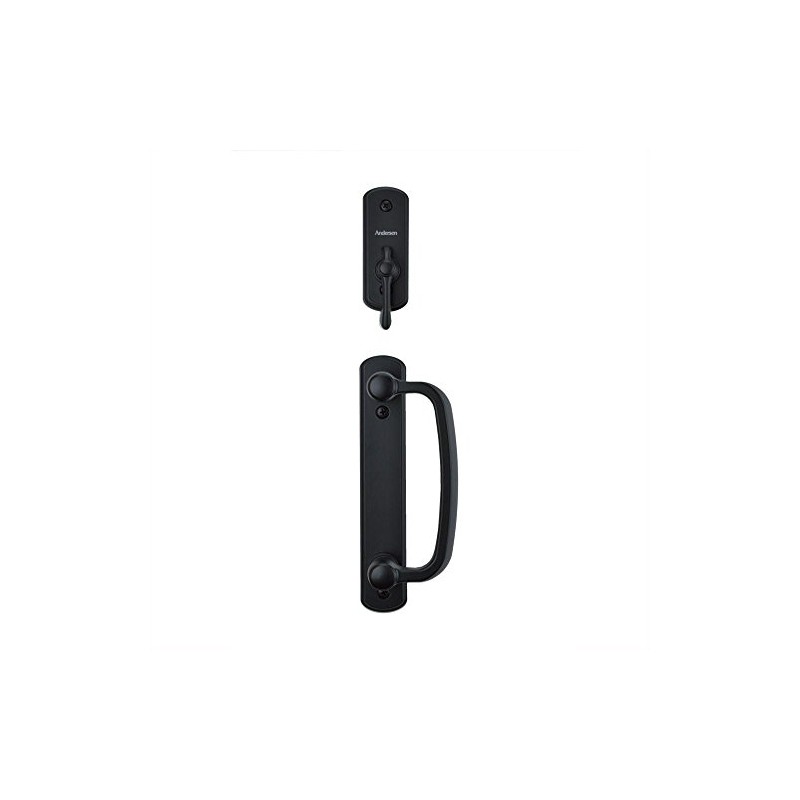 Andersen Albany 2-Panel Gliding Door Hardware Set in Black