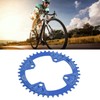 42T Chainring, Ergonomic 104BCD Crankset Chainring for Mountain Bikes(blue)