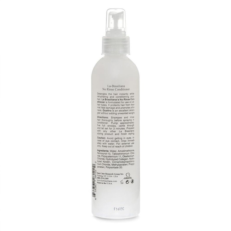 Brazilliana 라 브라질리아나 콰트로 노 린스 컨디셔너 8.45 fl.oz. La