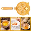 Forreen Egg Separator, Plastic Egg White Separator, 4 Cell Protein