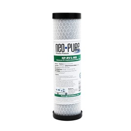 Neo-Pure NP-RV1 Replacement RV Water Filter | Compatible with Slimline & Standard Style Housings | 5 Micron Filtration for Clean, Safe Drinking Water (NP-RV1-MB)