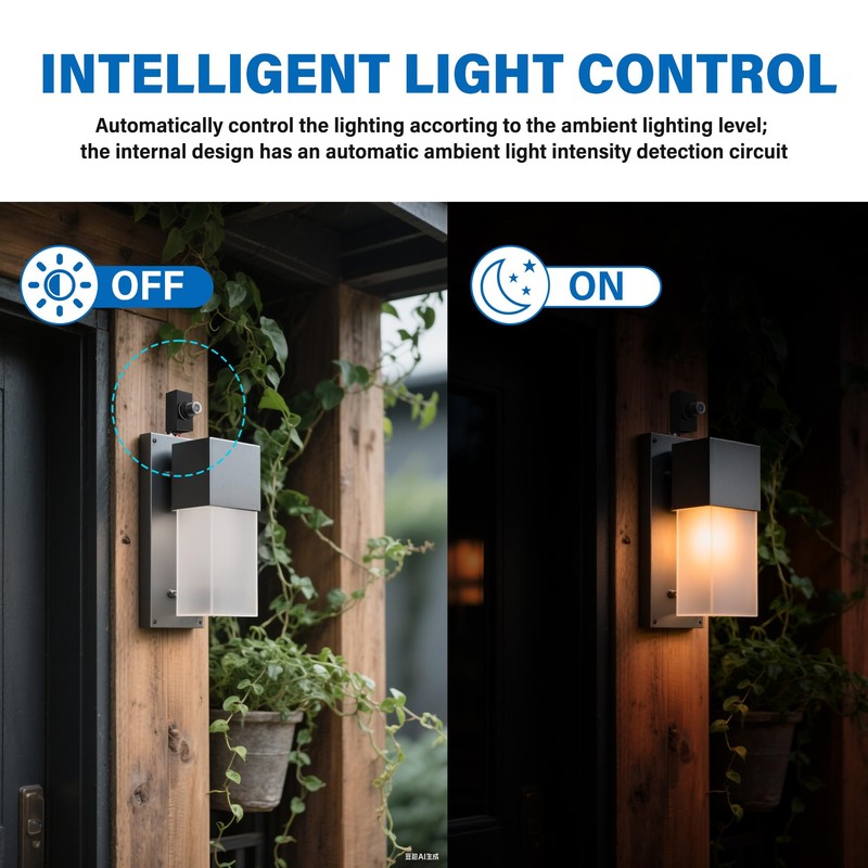 3 Pack Dusk to Dawn Sensor for Outdoor Lighting 120-277V