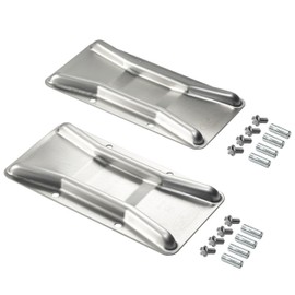 Krowne 28-201 Krowne Stainless Steel Front Caster Positioning Set, Includes (2) Stainless Steel chocks, (8) hex Screws & (8) Drop-in Anchors‌‌​‍​​‌‌‌​‍​‌​​‌​‍​​‌‌‌‌​‍​​‌‌​‌‍​​‌‌​​‍​