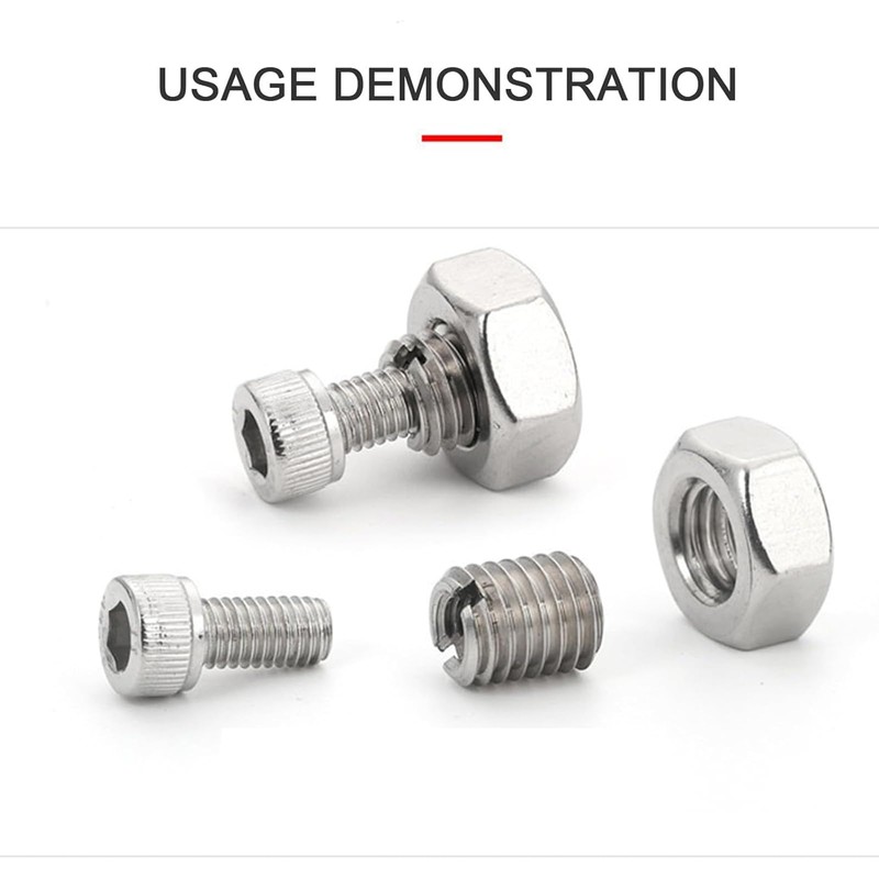 Pack of 10 Threaded Insert M8 to M6, 10 mm