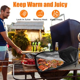 BBQ Blanket for Resting Meat | Rest BBQ Blanket Smoker Grill – Reusable Meat Resting Bag that Maintains a Long-lasting and Juicy Taste, Suitable for Beef Brisket, Pork Shoulder, and Steak (21 Inch)