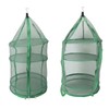 Hanging Drying Mesh Green Dust Proof Elastic Foldable Drying Net